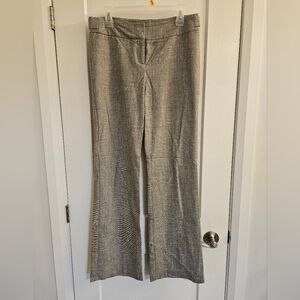 Gray Houndstooth Flare Pants (Le Chateau)